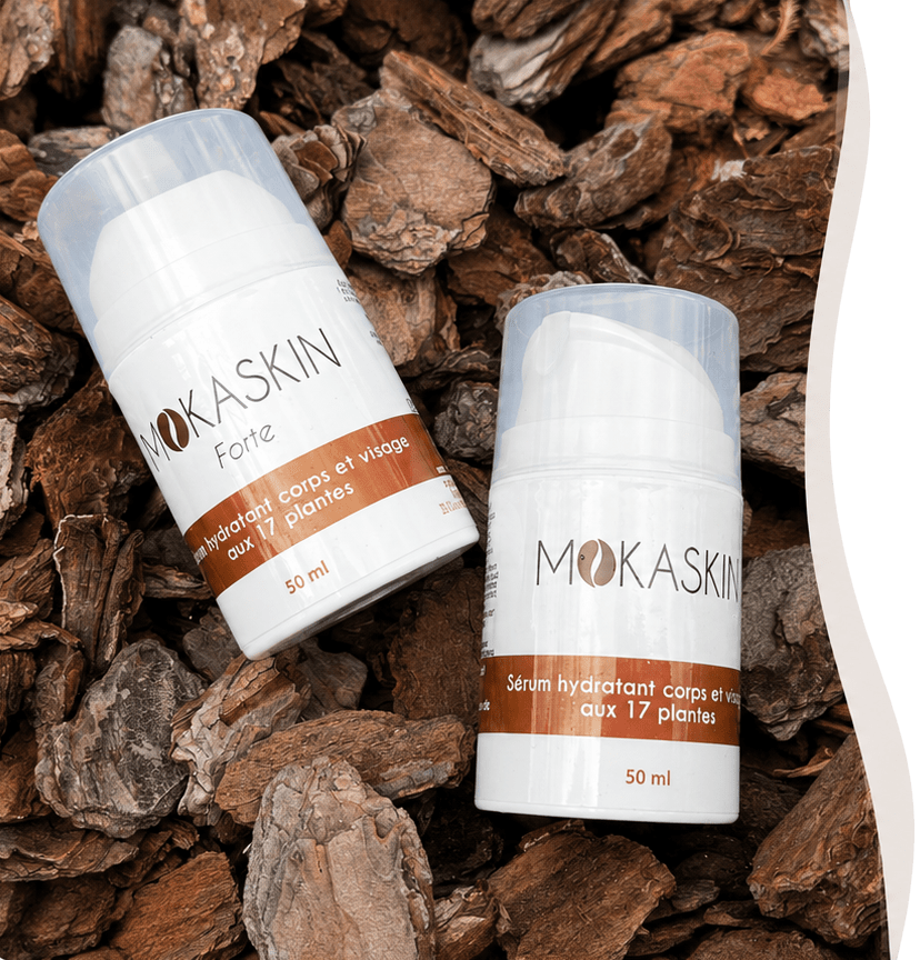 MokaSkin Forte et sérum hydratant